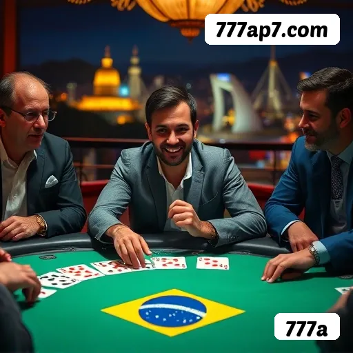 Aplicativo móvel 777a para iOS e Android